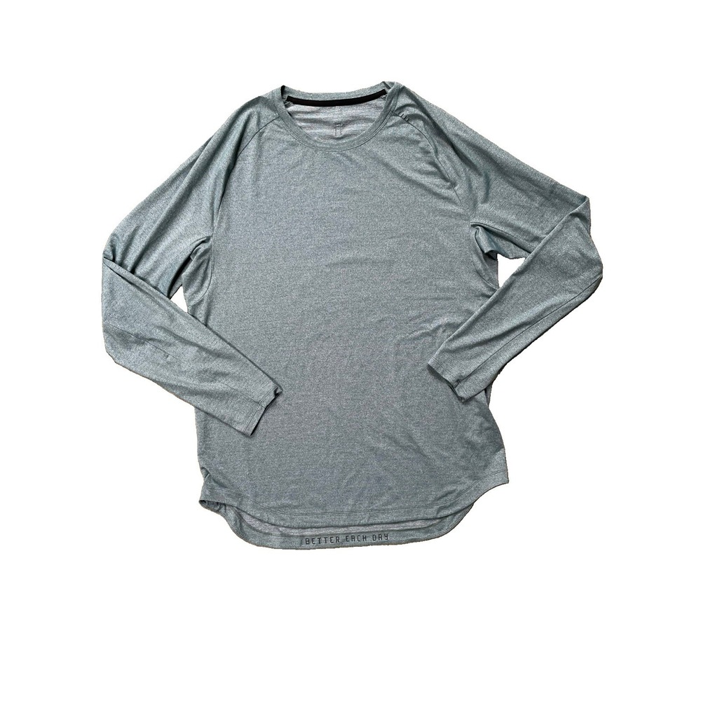 Lululemon Men's L Better Each Day Long Sleeve Performance Shirt Green